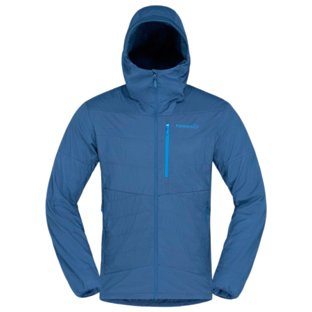 Giacca outdoor da uomo Norrona Lyngen Thermo 100Active Zip Hood blu scuro Dark Blue