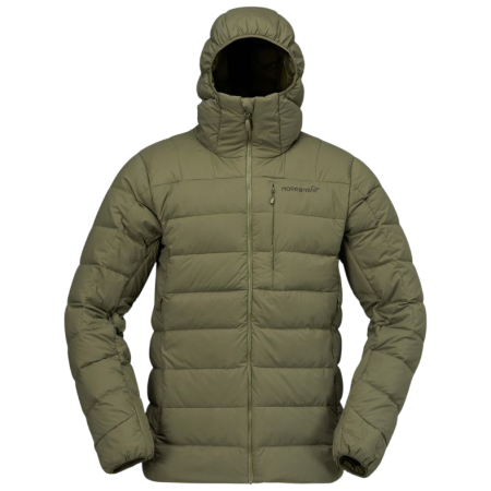 Piumino da uomo Norrona femund down700 Zip Hood oliva Olive Night