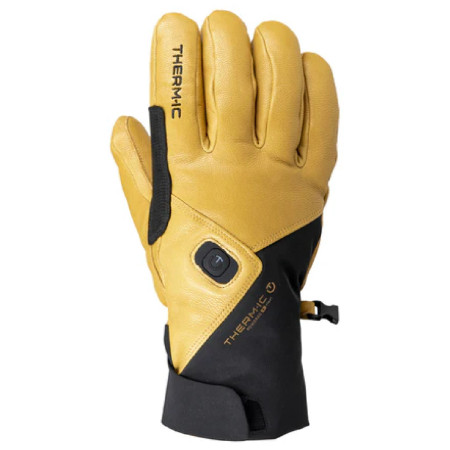 Guanti da sci Therm-ic Freeride Ultra Heat Gloves nero/giallo Black