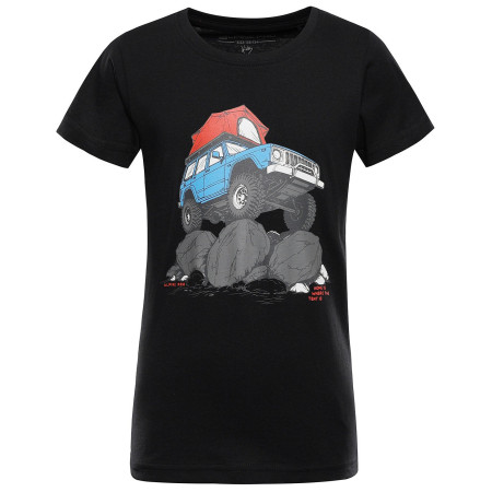 Maglietta da bambino Alpine Pro Ecomo 4 Black