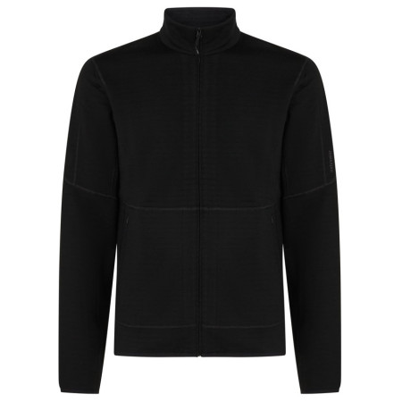 Felpa da uomo Icebreaker M Mer 400 RealFleece Descender LS Z nero Black