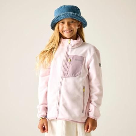 Felpa da bambino Regatta Junior Frankie F/Z Pink Haze