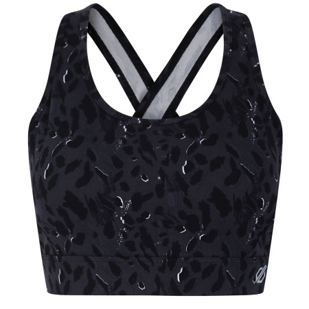 Reggiseno sportivo Dare 2b Swift II Bra nero Black/Black Dash Animal