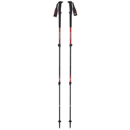 Bastoncini da trekking Black Diamond Trail nero/rosso Picante