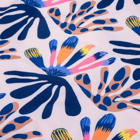 Costume da bagno per bambini Aquawave Salava Jr - Summer Beige Flower Print