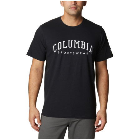 Maglietta da uomo Columbia Rockaway River™ Graphic SS Tee nero Black, CSC Varsity Arch Graphic