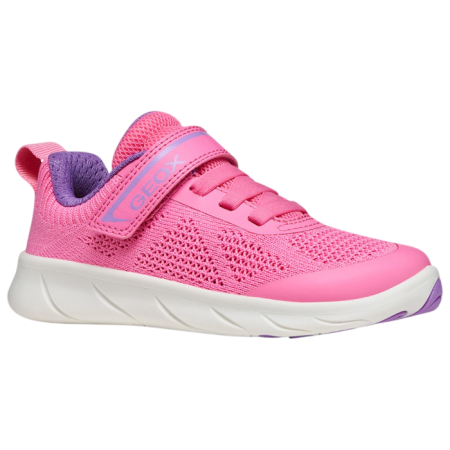 Scarpe da bambino Geox J Foot-Run Girl Pink/Lavender rosa PINK/LAVENDER