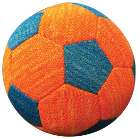 Giocattolo per cane Nerf Dog X-Weave Soccer Squeak Ball 12,5 cm