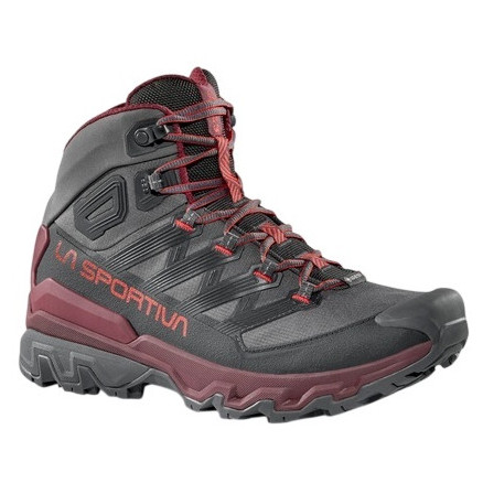 Scarpe da uomo La Sportiva Ultra Raptor 3 Mid GTX grigio/rosso Carbon/Redwood