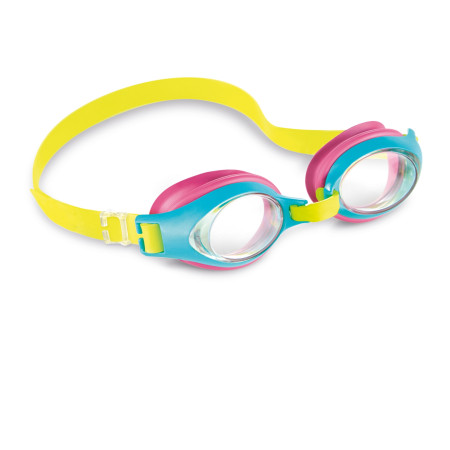 Occhiali da nuoto per bambini Intex Junior Goggles 55611 blu/rosa