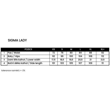 Pantaloni impermeabili da donna Trimm Sigma Lady