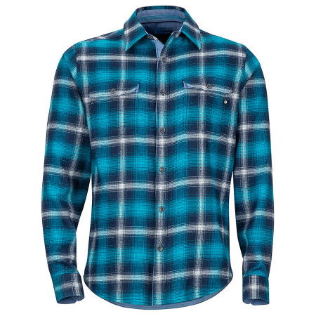 Camicia da uomo Marmot Jasper Flannel LS blu scuro VintageNavy