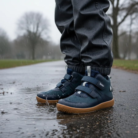 Scarpe barefoot tutto l’anno per bambini Bugga Oscar Blue