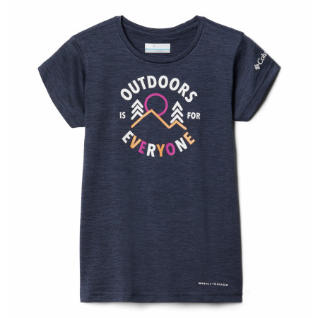 Maglietta da bambino Columbia Mission Peak Short Sleeve Graphic Shirt nero Nocturnal Heather All Together 2