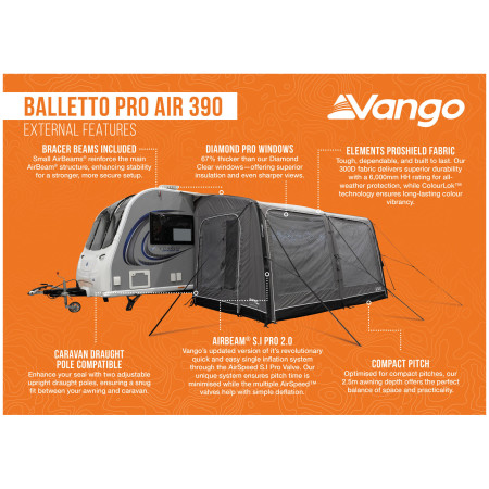 Tenda per minibus Vango Balletto Pro Air 390