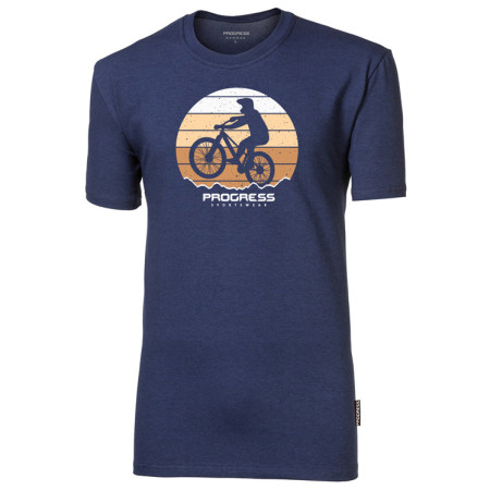 Maglietta funzionale da uomo Progress Barbar Biker blu scuro