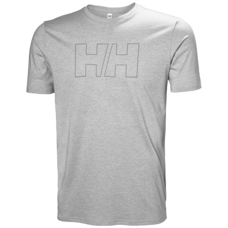 Maglietta da uomo Helly Hansen Tech Logo T-Shirt grigio Grey Melange