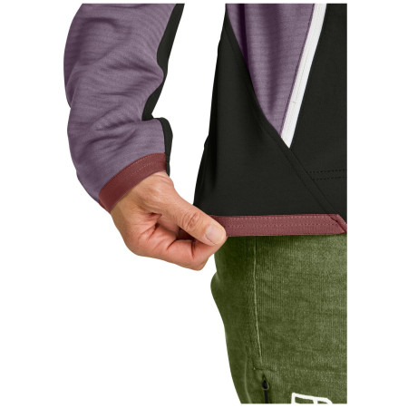 Giacca da donna Ortovox Fleece Rib Hoody W