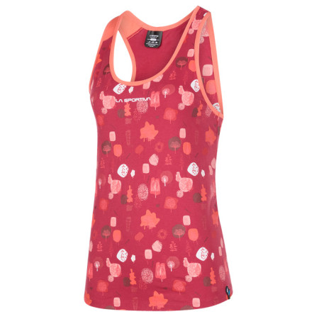 Canotta da donna La Sportiva Botanic Tank W rosso Velvet/Flamingo