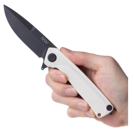 Coltello chiudubile Acta non verba Z100BB-DLC black, G10 White