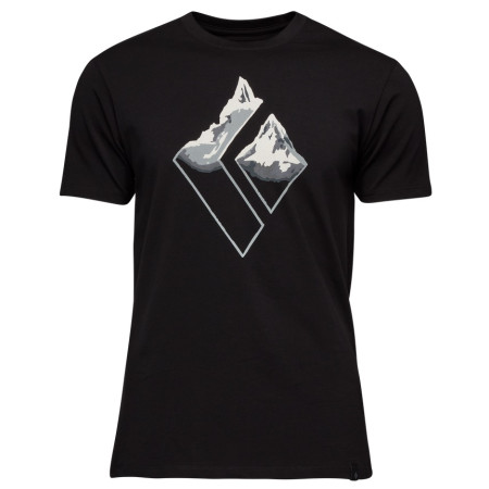 Maglietta da uomo Black Diamond Mountain Logo SS Tee nero Black
