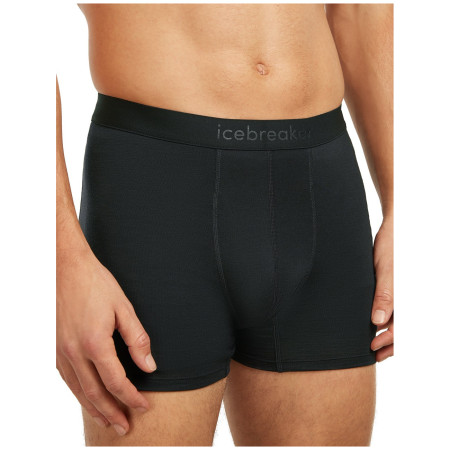 Boxer sportivi da uomo Icebreaker Men Merino Blend 125 ZoneKnit™ Boxers nero Black