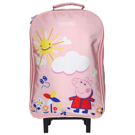 Valigia per bambini Regatta Peppa Wheeled Bag rosa Pink Mist