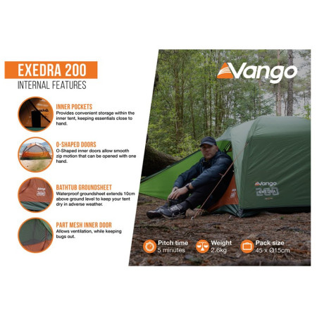 Tenda da trekking Vango Exedra 200