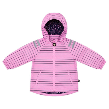 Giacca da bambino DucKsday Rainjacket Em rosa Pink/Green