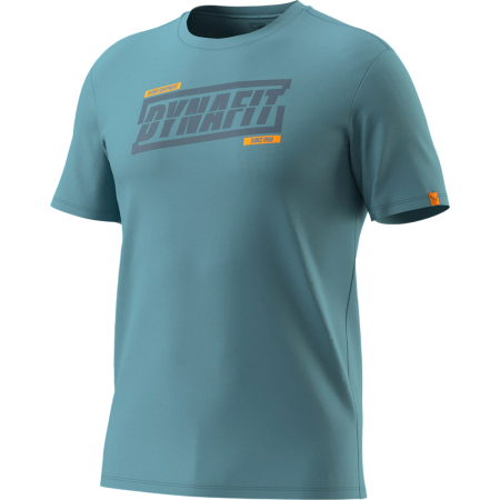Maglietta da uomo Dynafit Graphic Co T-Shirt M azzurro 3161 - smoke blue/TABLOID