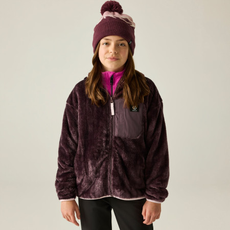 Felpa da bambino Dare 2b Powder Fleece Hucklbr/PkHz
