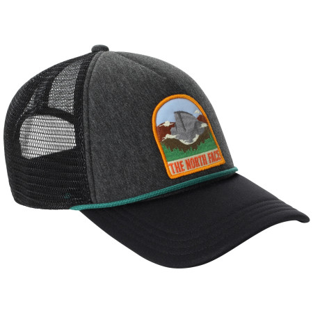 Berretto con visiera The North Face Valley Trucker grigio scuro Tnf Dark Grey Heather