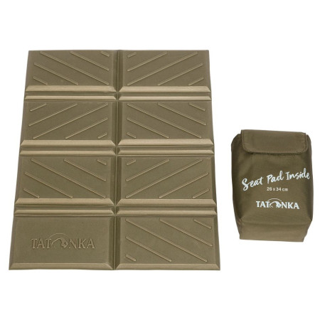 Tappetino per seduta Tatonka Foldable Seat Mat 26 X 34Cm verde olive