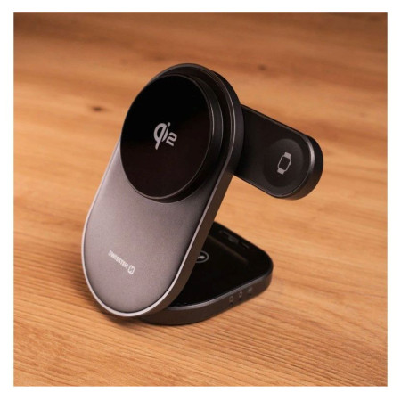 Caricabatterie senza fili Swissten MagBase 3-in-1