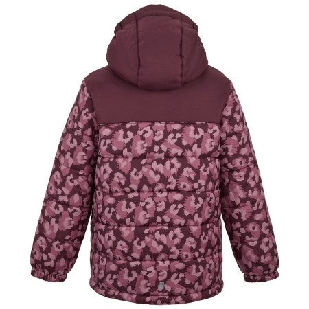 Giacca invernale per bambini Regatta Lofthouse Fig/Violet Leopard