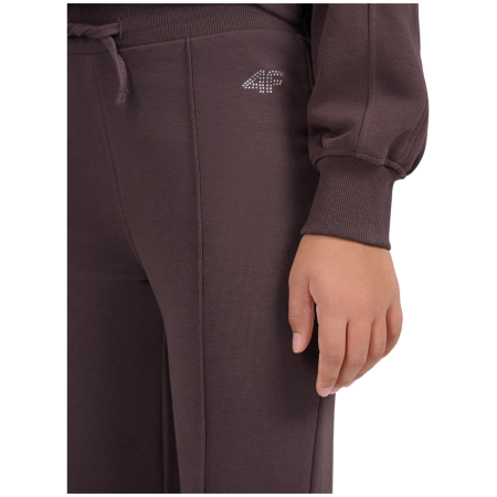 Pantaloni da tuta per bambini 4F Trousers Cas F1781 Dark Brown