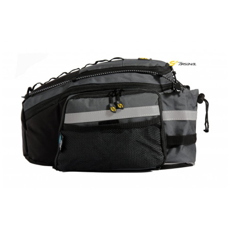 Borsa per portapacchi da bicicletta Sport Arsenal Art. 560 nero/grigio Black