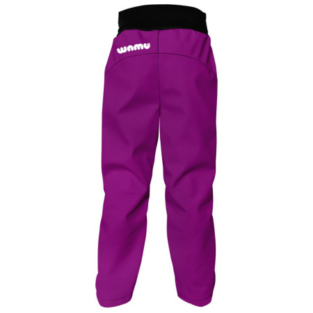 Pantaloni softshell per bambini WAMU Fuchsiová
