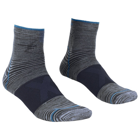 Calze Ortovox Alpinist Quarter Socks grigio/blu GrayBlend