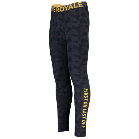 Leggings da uomo Mons Royale Double Barrel Legging nero