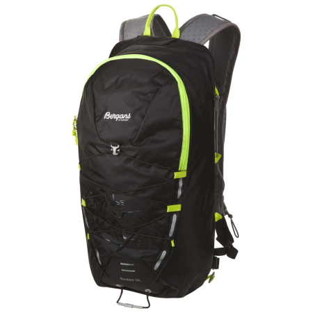 Zaino Bergans Rondane 12L nero/verde Black/Green