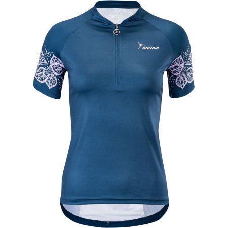 Maglia da ciclismo per donna Silvini Sabatini WD1625 blu NavyLilac