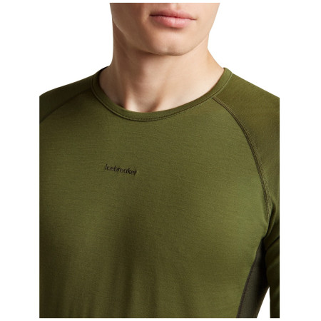 Maglietta funzionale da uomo Icebreaker Men Merino 200 ZoneKnit LS Crewe