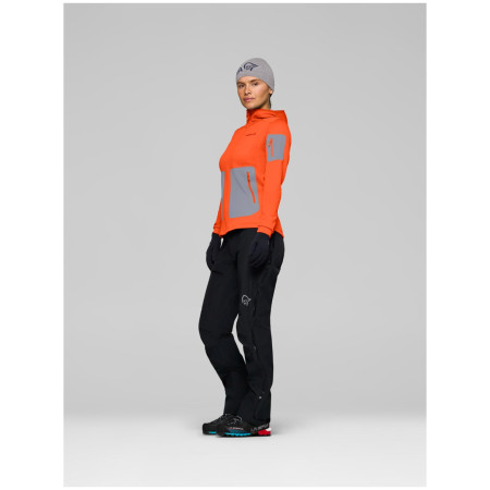 Felpa tecnica da donna Norrona falketind warm2 stretch Hood