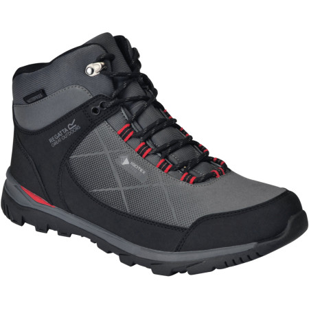 Scarpe da uomo Regatta Highton Stretch Mid grigio scuro Briar/Truerd