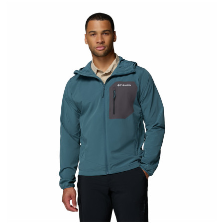 Giacca da uomo Columbia Tall Heights™ III Hooded Softshell blu Everblue, Shark