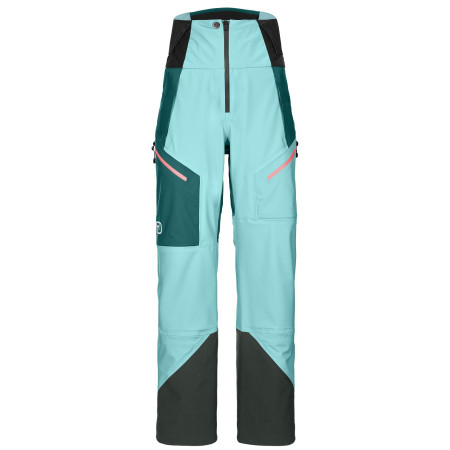 Pantaloni da donna Ortovox 3L Guardian Shell Pants W blu ice waterfall