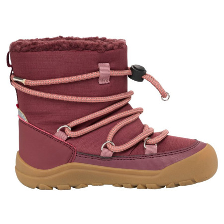 Stivali invernali per bambini Viking Outdoor Footwear Birch Barefoot Warm WP Pull-on Wine