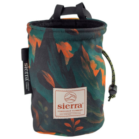 Sacchetto porta magnesite SIERRA Climbing Element Series verde/arancio