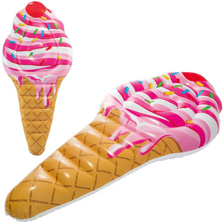 Gelato gonfiabile Intex Sprinkle Ice Cream Mat 58762EU rosa
